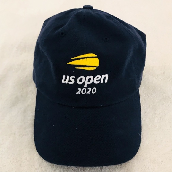Quake City's "US Open 2020" Adjustable Navy Blue Tennis Tournament Ball Cap - Picture 15 of 15